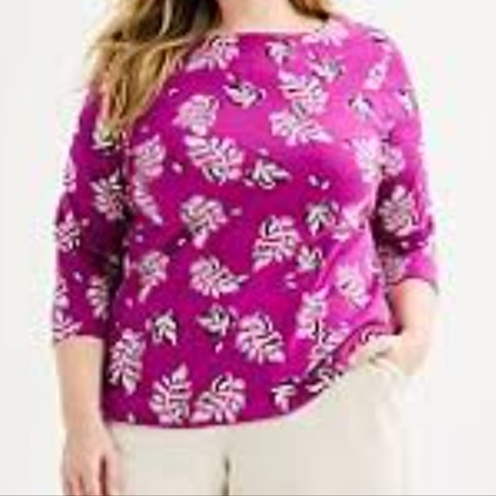 Croft&Barrow Classic Boatneck Tee